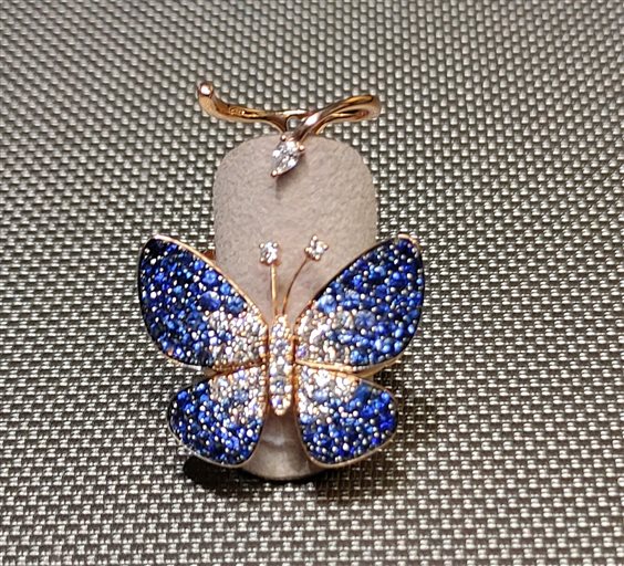 Anello Sangiorgi Preziosi Donna in Oro rosa Zaffiro VR28423SBDPS - VR28423SBDPS